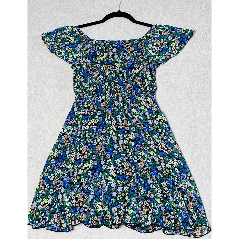 Trixxi Girl Youth Large Black Dress Knee Short L Girls